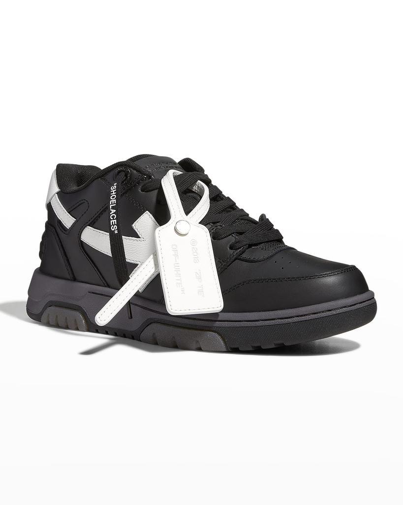 商品Off-White|Out Of Office Arrow Calfskin Sneakers,价格¥4155,第4张图片详细描述