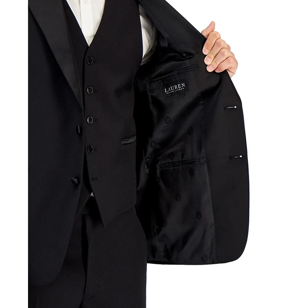 商品Ralph Lauren|Men's Classic-Fit UltraFlex Stretch Black Peak Lapel Tuxedo Jacket,价格¥1065,第3张图片详细描述