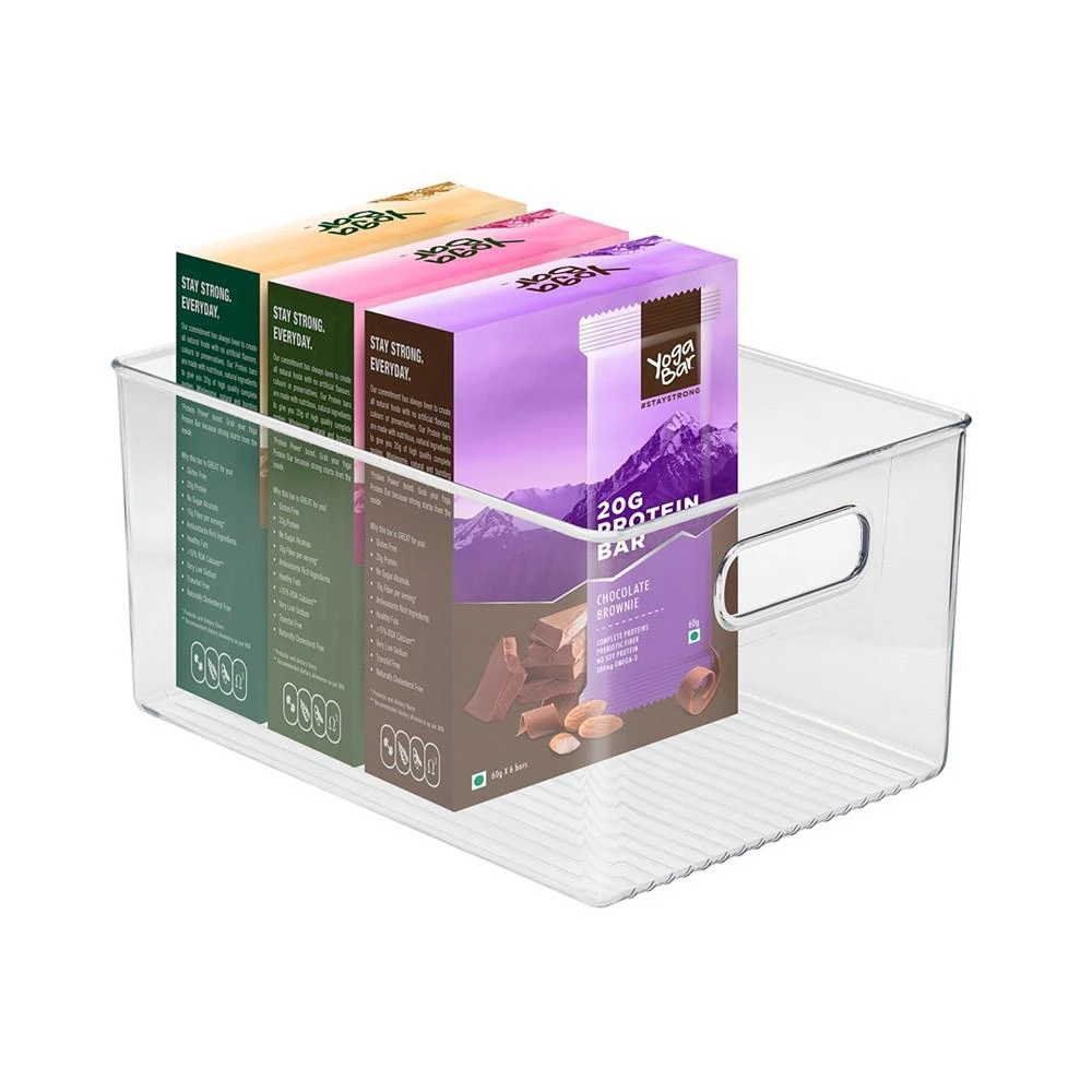 商品Sorbus|Clear Fridge Organizer Bins with Handles, Set of 4,价格¥325,第2张图片详细描述