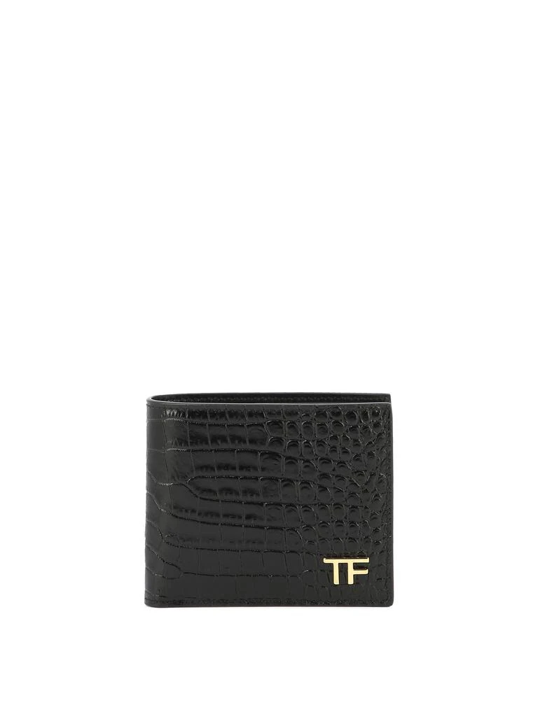 商品Tom Ford|Wallet With Logo Wallets & Card Holders Black,价格¥2438,第1张图片