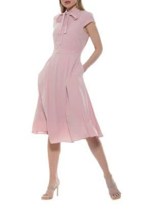 商品ALEXIA ADMOR|The Kidman Mockneck Fit and Flare Dress,价格¥680,第5张图片详细描述