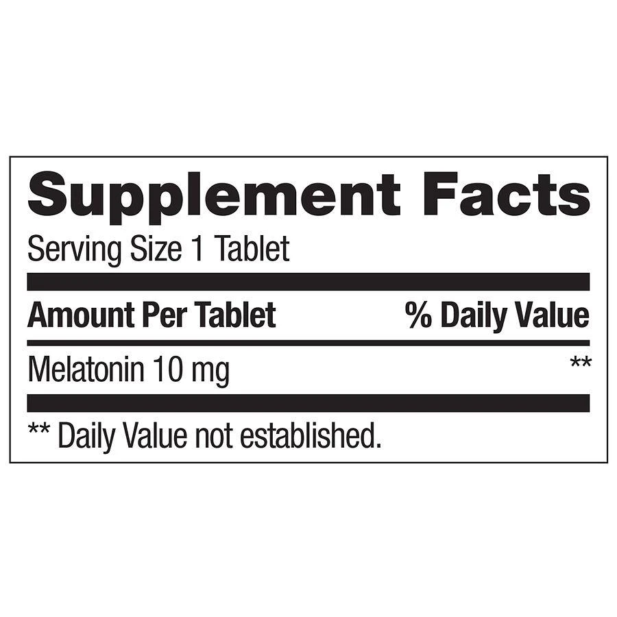 商品Walgreens|Quick Dissolve Melatonin 10 mg Tablets (90 days) Natural Cherry,价格¥191,第4张图片详细描述