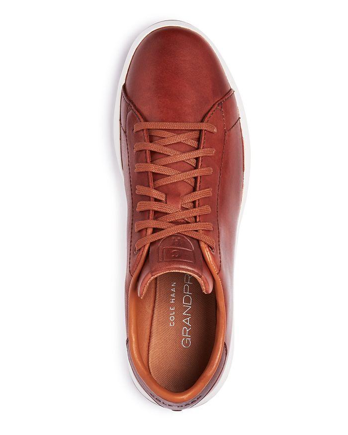 Men's GrandPro Leather Lace Up Sneakers商品第2张图片规格展示