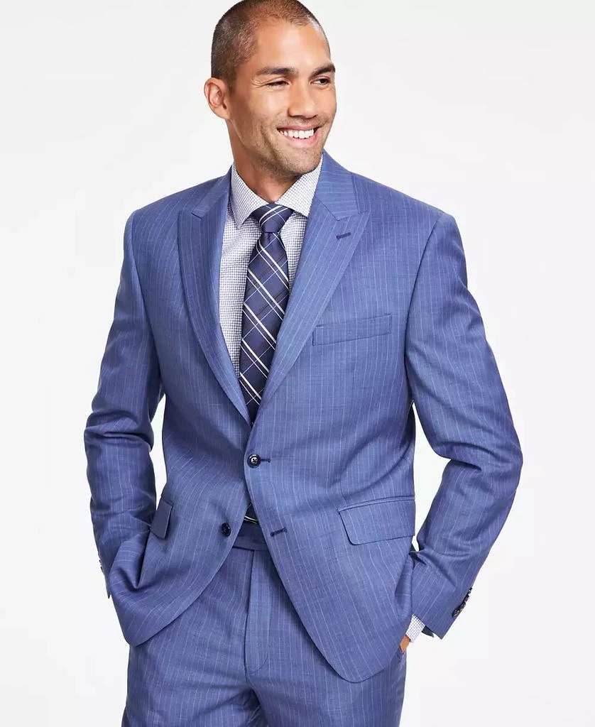 商品Michael Kors|Men's Classic-Fit Pinstripe Wool Stretch Suit Jacket,价格¥1180,第1张图片