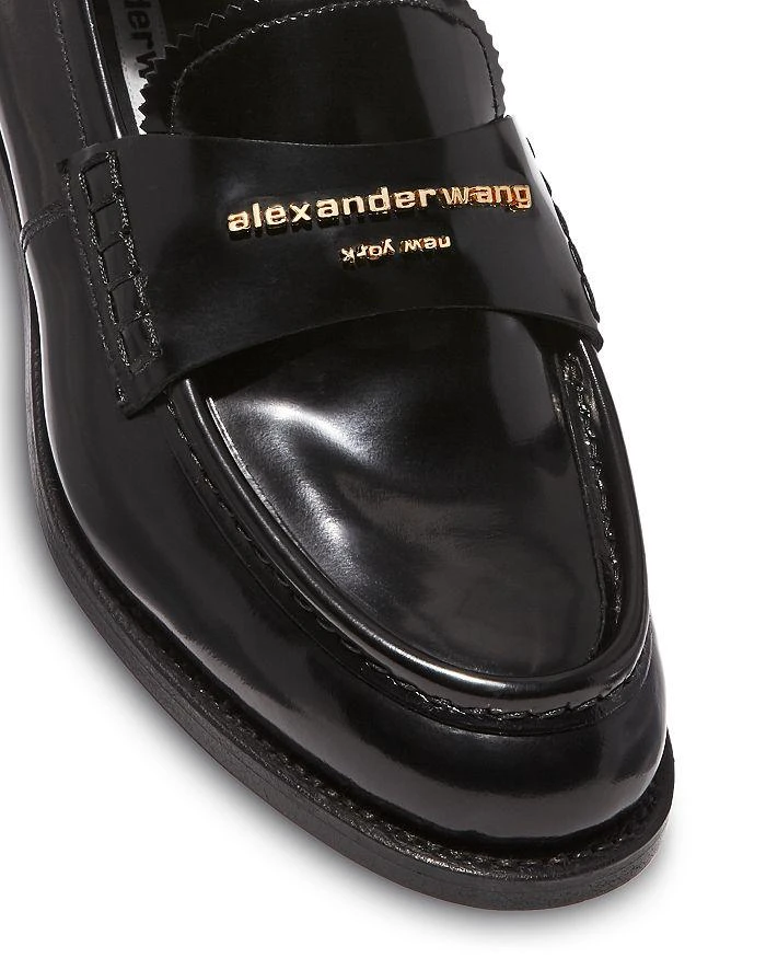 商品Alexander Wang|Women's Carter Logo Loafer Flats,价格¥2596,第5张图片详细描述