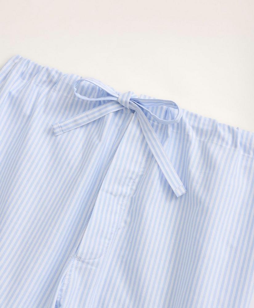 Cotton Oxford Stripe Pajamas商品第4张图片规格展示
