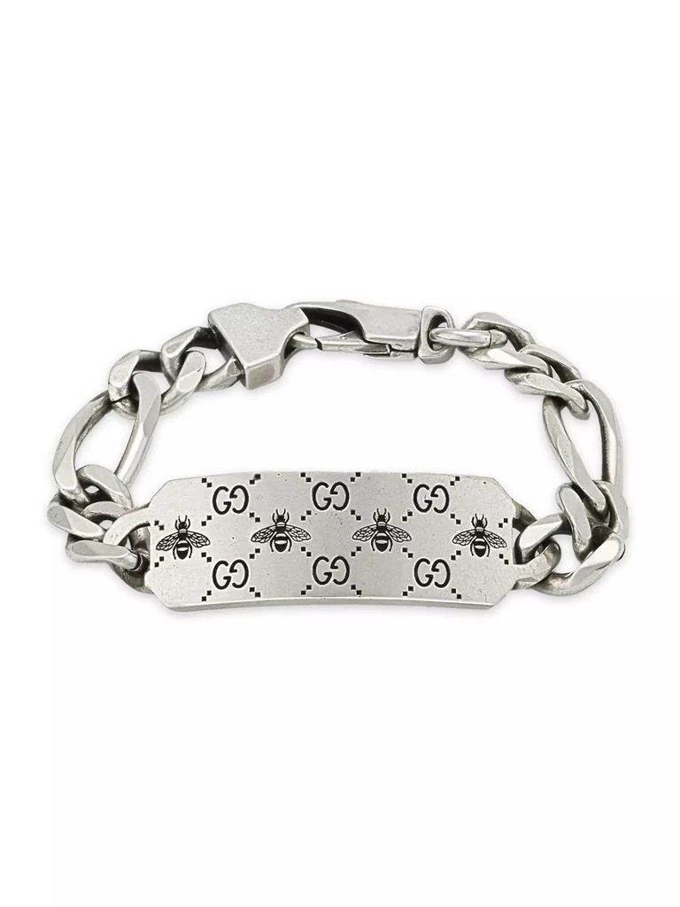 商品Gucci|Sterling Silver Signature Bee Bracelet,价格¥5025,第1张图片