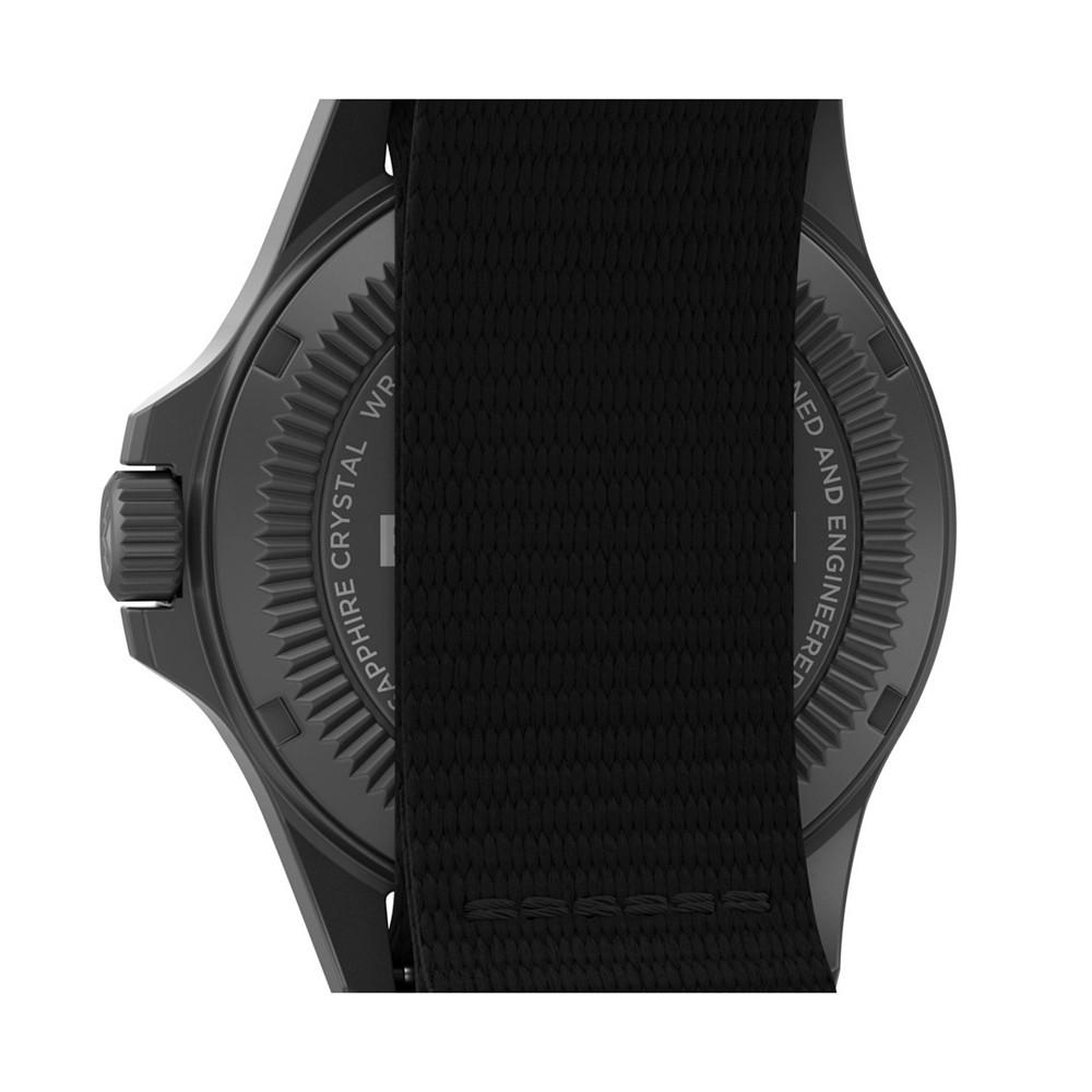 Men's Solar Black Fabric Strap Watch 41 mm商品第4张图片规格展示