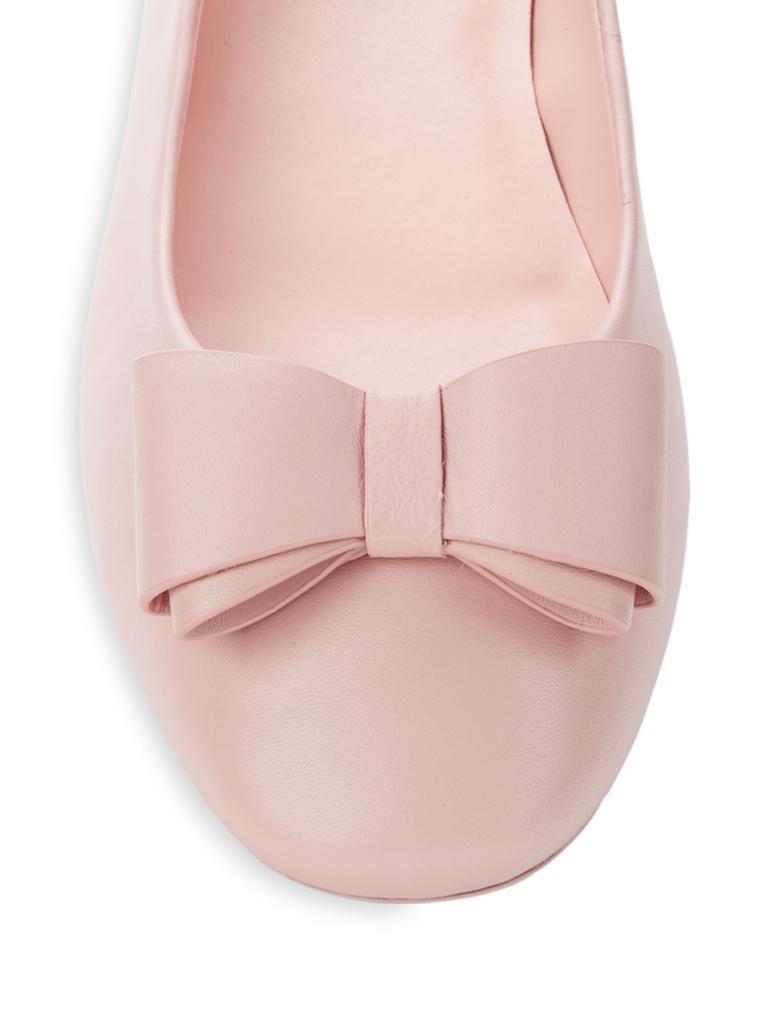 商品Kate Spade|Nora Bow Leather Ballet Flats,价格¥660,第7张图片详细描述