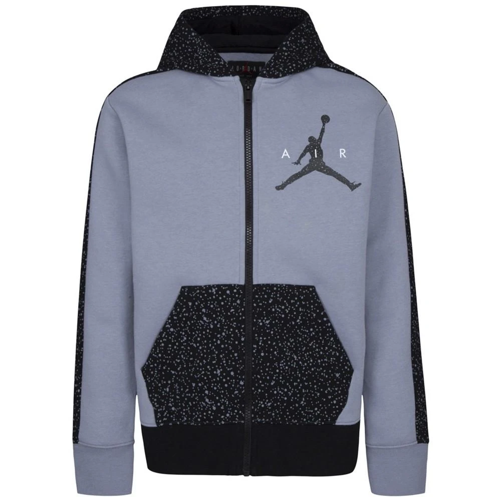商品Jordan|Big Boys Air Speckled Full-Zip Fleece Hoodie,价格¥293,第1张图片