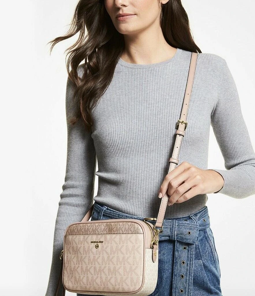 商品[二手商品] Michael Kors|Jet Set Charm EW MK Signature VC Clutch Crossbody Bag,价格¥1173,第4张图片详细描述