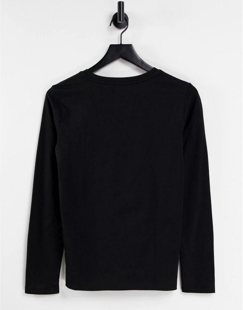 商品The North Face|The North Face Seasonal long sleeve t-shirt in black,价格¥160,第2张图片详细描述