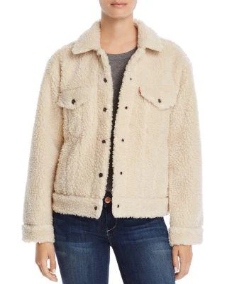 商品Levi's|Sherpa Trucker Jacket 女士羊羔夹克,价格¥571,第1张图片