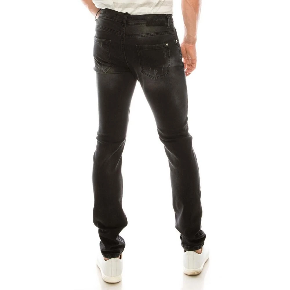商品RON TOMSON|Men's Modern Painter Splash Skinny Fit Jeans,价格¥816,第4张图片详细描述