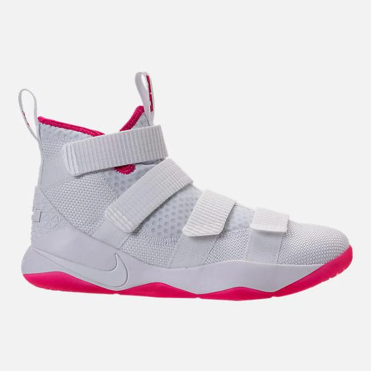 商品NIKE|Boys' Big Kids' Nike LeBron Soldier 11 Basketball Shoes,价格¥390,第3张图片详细描述