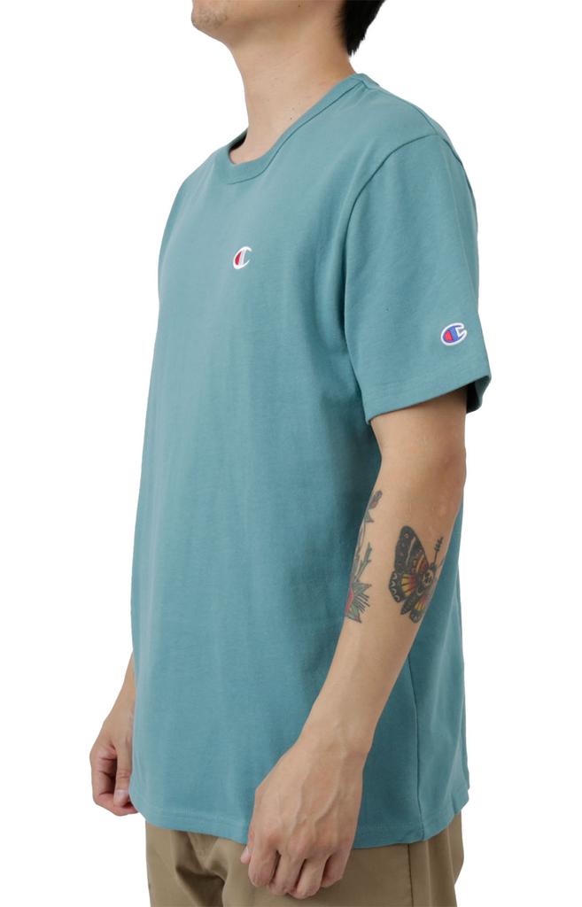 C Logo Heritage T-Shirt - Aqua tonic商品第2张图片规格展示