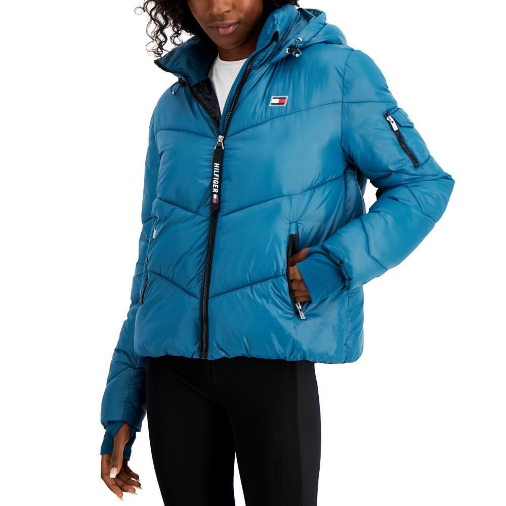 商品Tommy Hilfiger|Women's Hooded Puffer Jacket,价格¥571,第1张图片