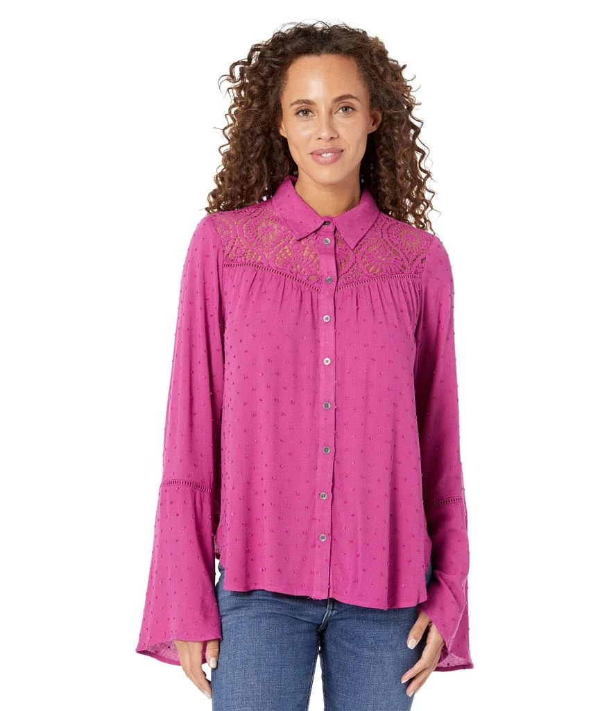 商品Wrangler|Flare Sleeve Blouse,价格¥217,第1张图片