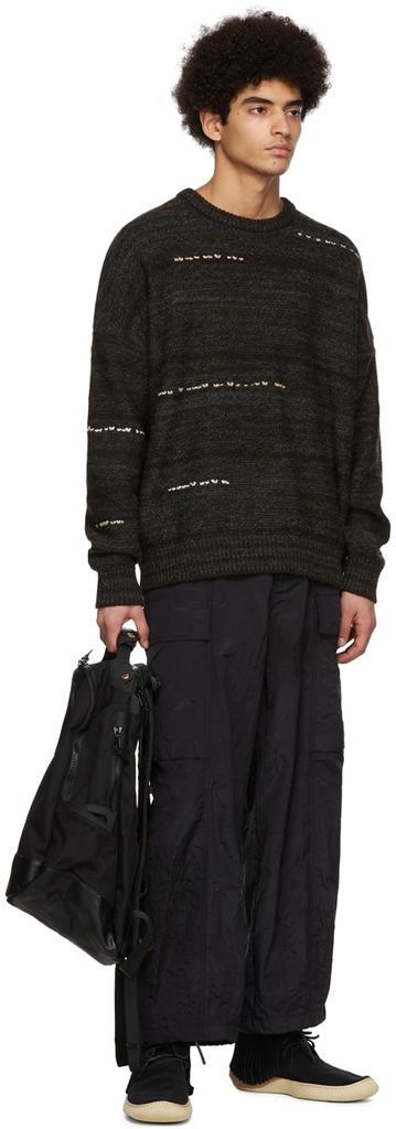 商品VisVim|Black Suede Fringed Boat Shoes,价格¥4852,第7张图片详细描述