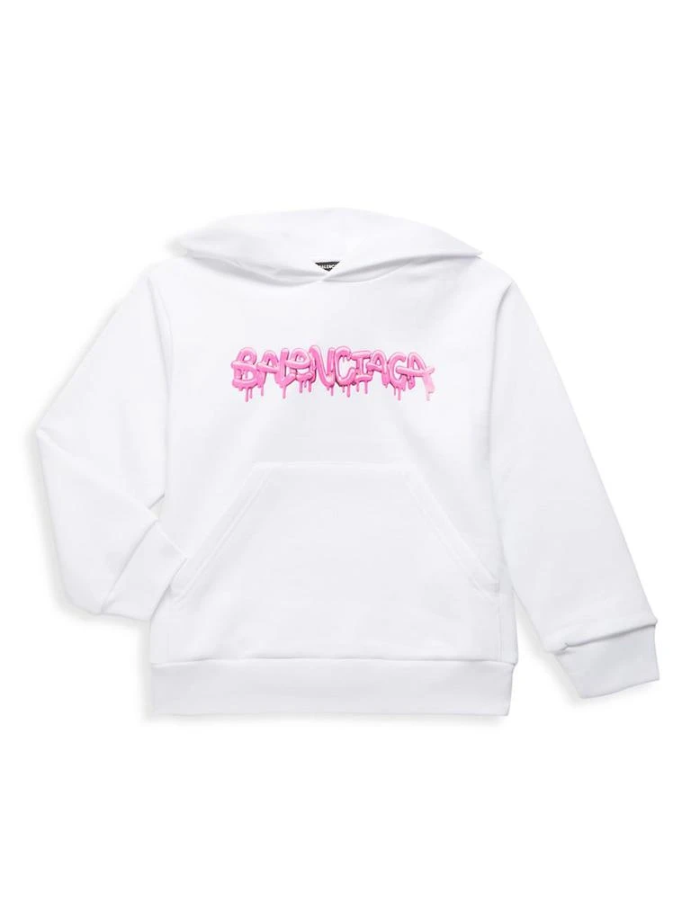 商品Balenciaga|Little Kid's &amp; Kid's Balloon Logo Hoodie,价格¥928,第2张图片详细描述