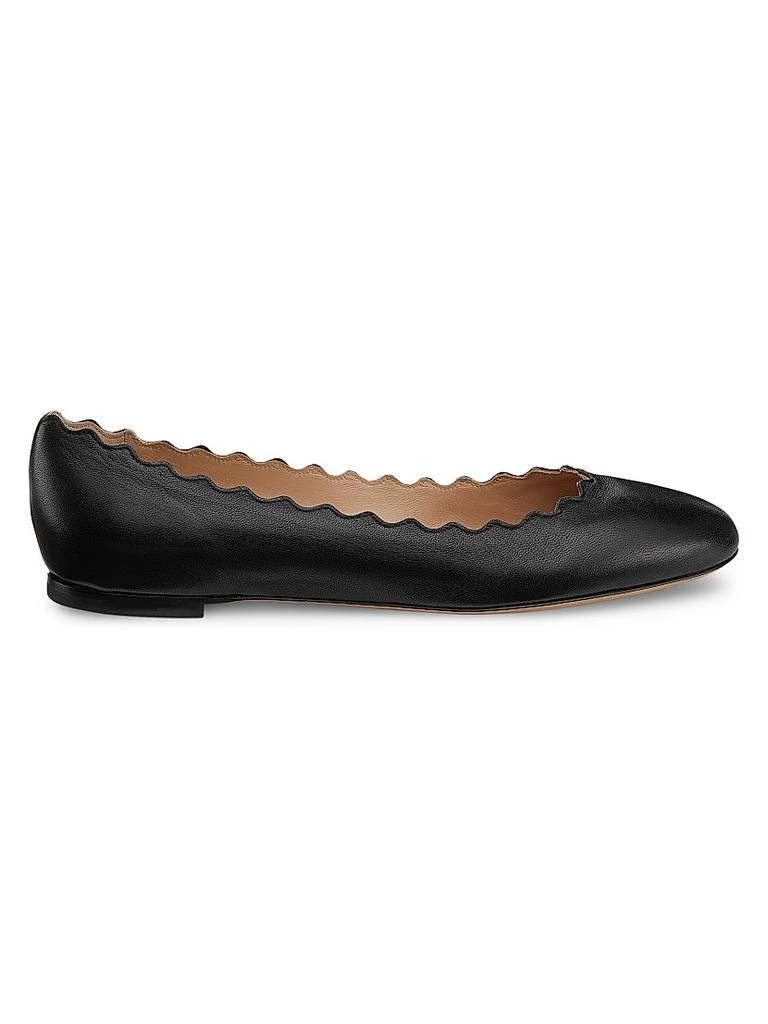 商品Chloé|Lauren Leather Ballet Flats,价格¥4425,第1张图片