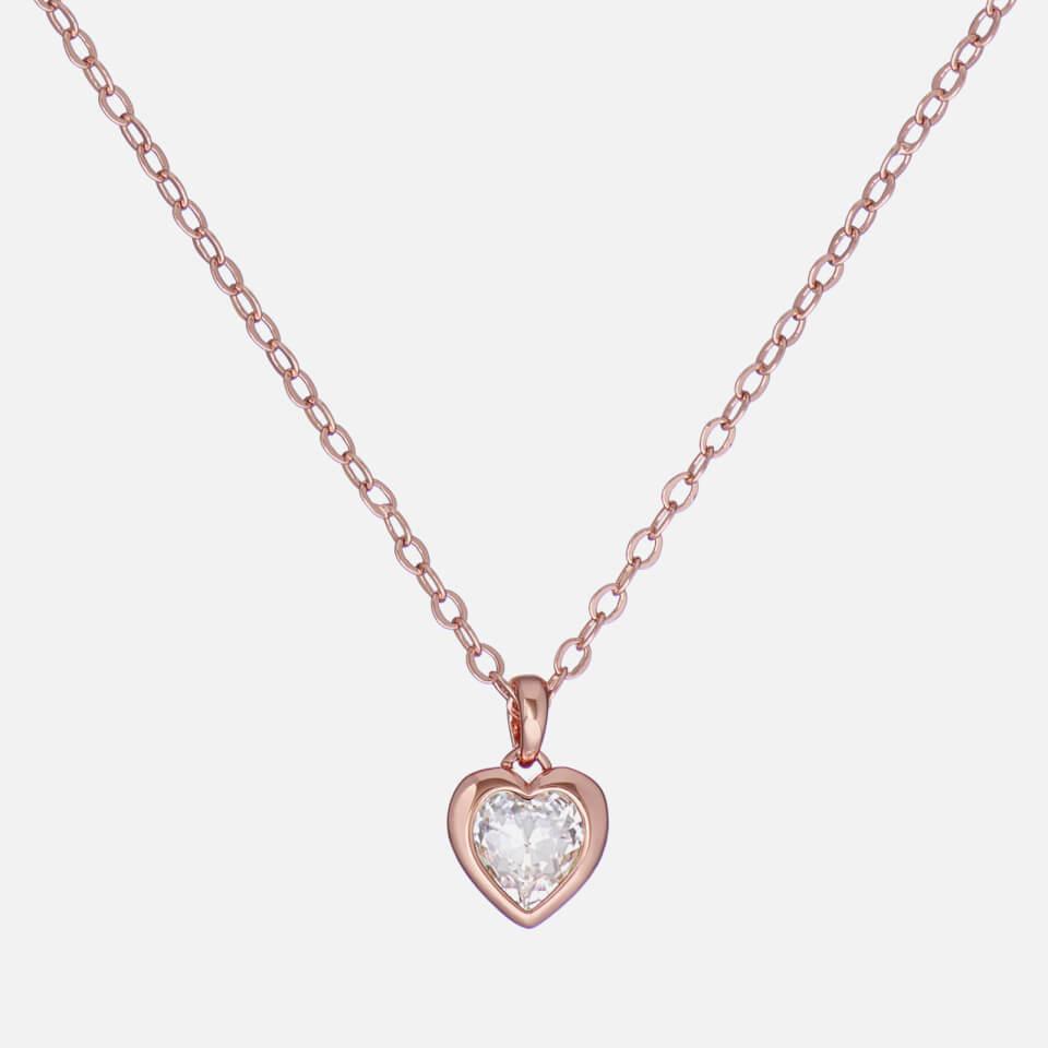 商品Ted Baker London|Ted Baker Women's Hannela Crystal Heart Pendant - Rose Gold/Crystal,价格¥185,第5张图片详细描述