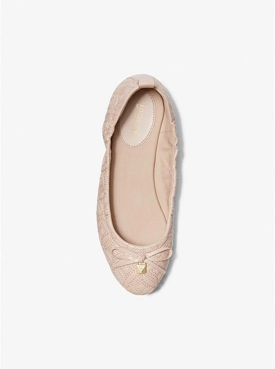 商品Michael Kors|Juliette Quilted Faux Leather Ballet Flat,价格¥365,第3张图片详细描述