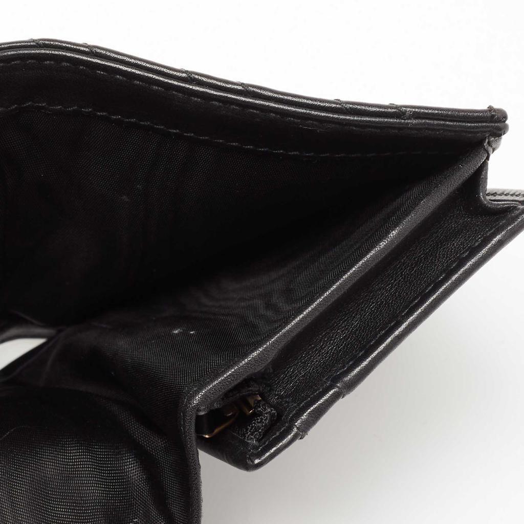 Gucci Black Matelasse Leather GG Marmont Card Case商品第3张图片规格展示