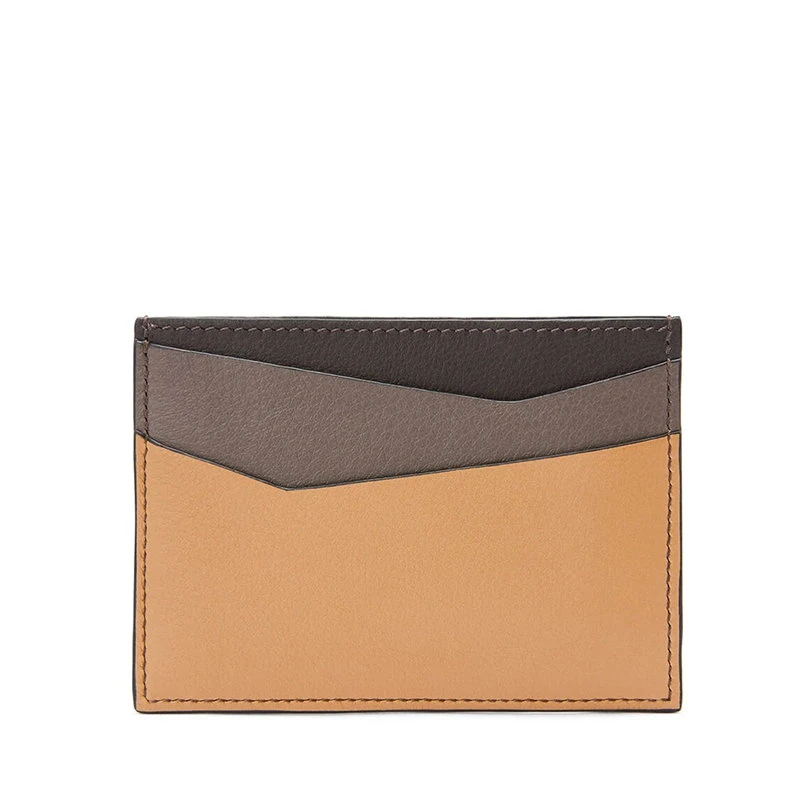 商品Loewe|【预售3-7天】LOEWE/罗意威 22新款Puzzle系列 男士浅暖沙色/巧克力色经典小牛皮卡包卡片夹C510V33X04-2747,价格¥2365,第5张图片详细描述