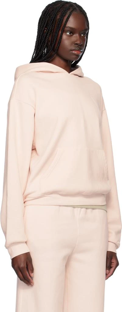 商品SKIMS|Pink Cotton Fleece Classic Hoodie,价格¥333,第2张图片详细描述