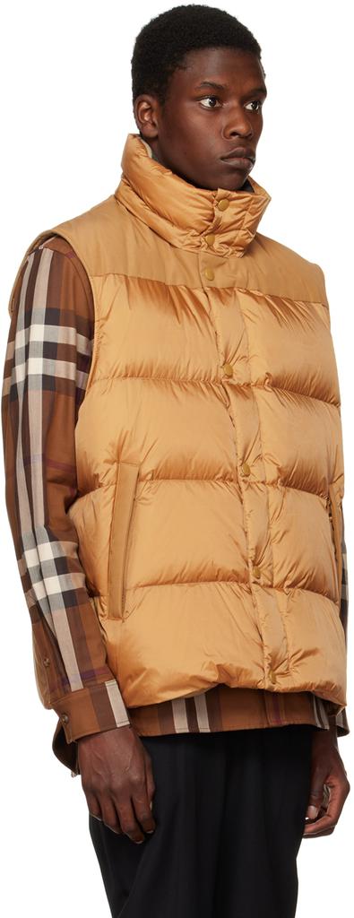 Tan Quilted Down Jacket商品第5张图片规格展示