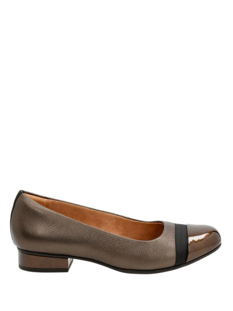 商品Clarks|Cap Toe Leather Pumps,价格¥564,第5张图片详细描述