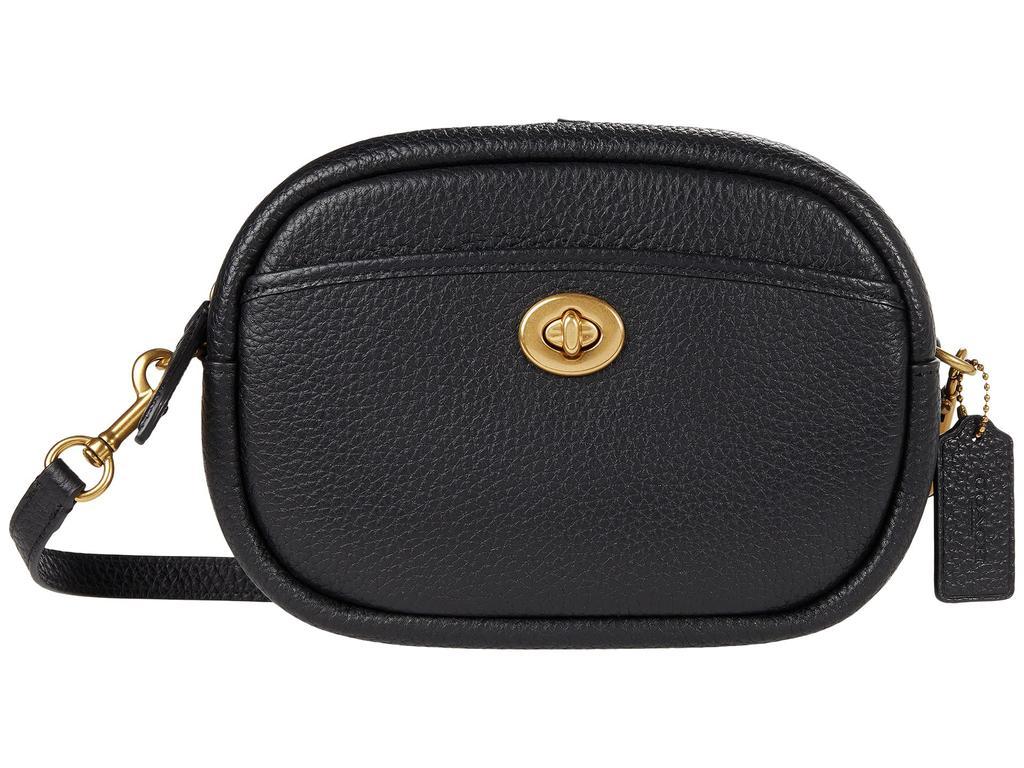 商品Coach|Soft Pebble Leather Camera Bag with Leather Strap,价格¥1211-¥1751,第1张图片