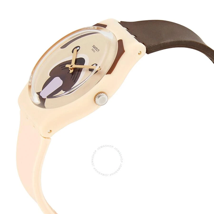 商品Swatch|Carlito I Love Your Folk Quartz Brown Dial Ladies Watch GT109,价格¥447,第2张图片详细描述