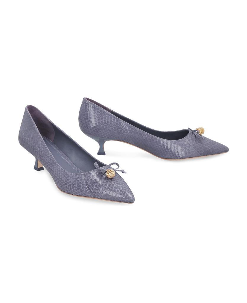 商品Tory Burch|Capri Leather Pumps,价格¥2739,第5张图片详细描述