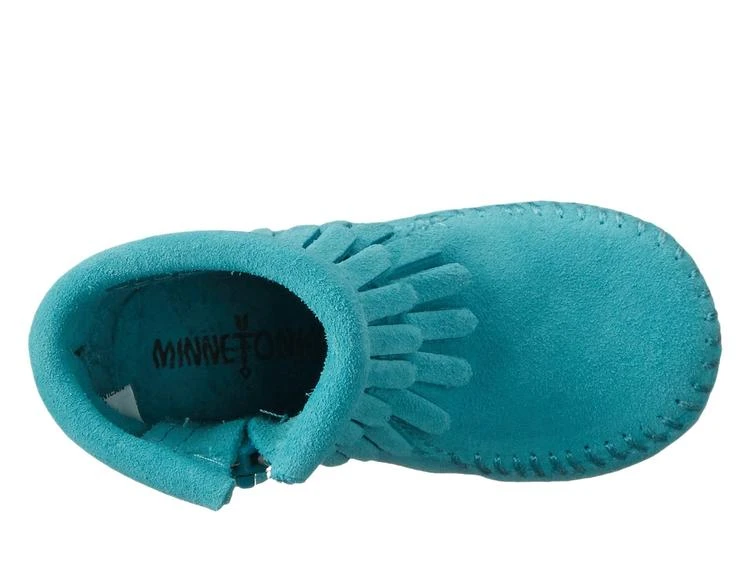 商品Minnetonka|Double Fringe Bootie 婴幼儿双层皮穗短靴,价格¥246,第2张图片详细描述