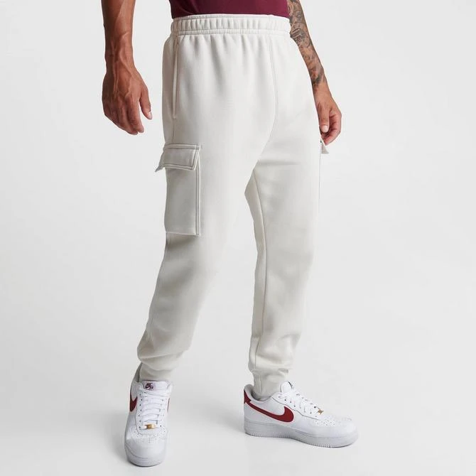 商品NIKE|Men's Nike Sportswear Club Fleece Cargo Jogger Pants,价格¥332,第3张图片详细描述