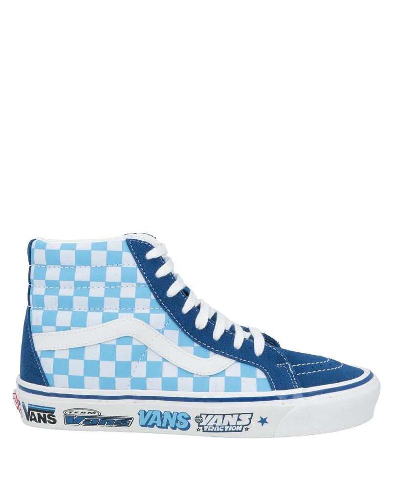 商品Vans|男款 Sk8 Hi 帆布板鞋 棋盘格 北卡蓝,价格¥295,第1张图片