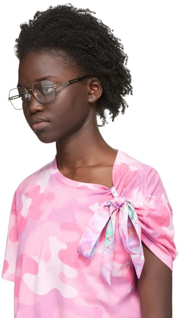 商品Marc Jacobs|Gold & Black Retro Glasses,价格¥469,第4张图片详细描述