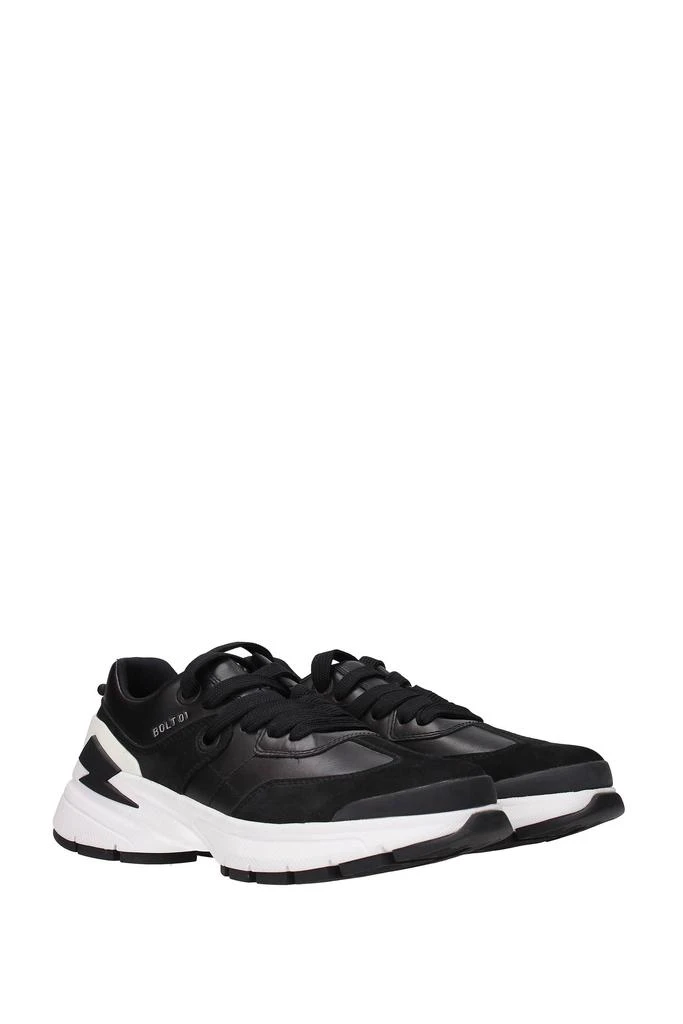 商品Neil Barrett|Sneakers Leather Black,价格¥2031,第2张图片详细描述