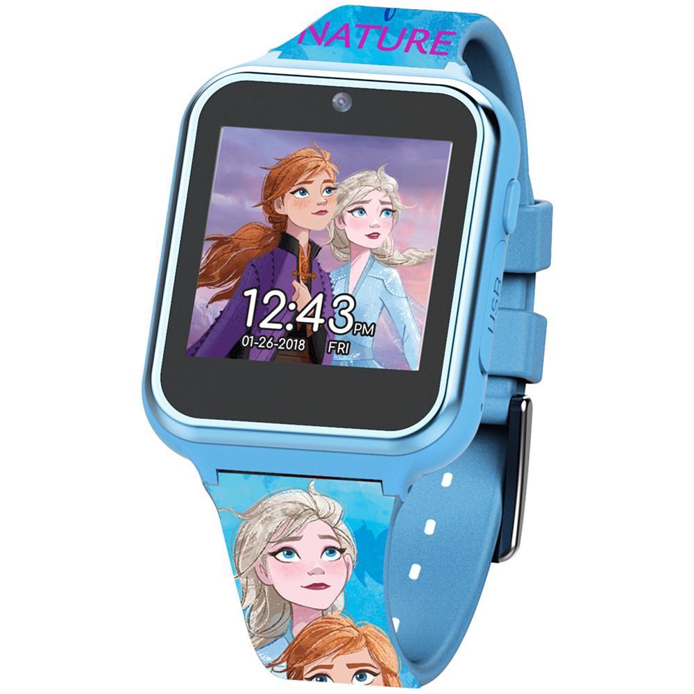商品Accutime|Kid's Frozen 2 Blue Silicone Strap Touchscreen Smart Watch 46x41mm,价格¥395,第5张图片详细描述
