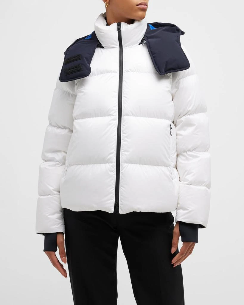 商品Burberry|Ganton Logo Detachable Hood Parka Jacket,价格¥5268,第1张图片