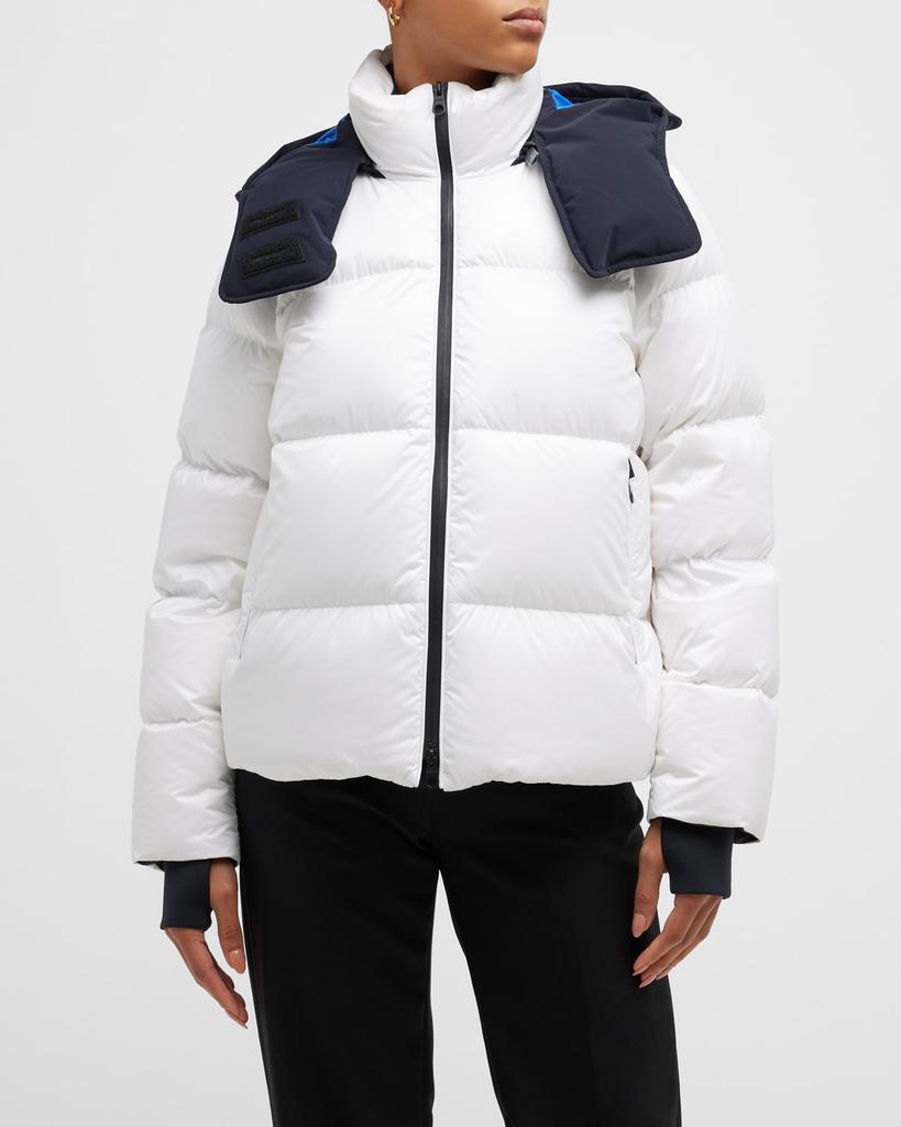 商品Burberry|Ganton Logo Detachable Hood Parka Jacket,价格¥13988,第1张图片