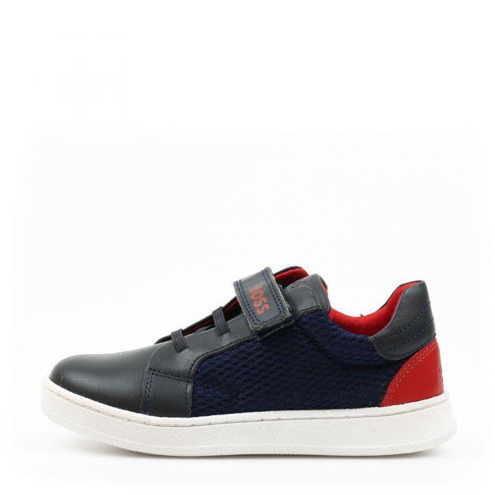 商品Hugo Boss|Baby Navy Velcro Trainers,价格¥312-¥329,第1张图片