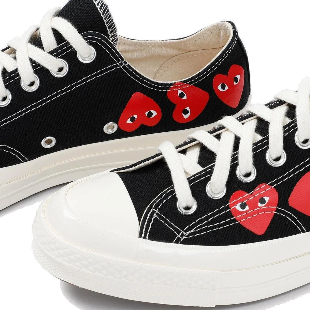 商品Comme des Garcons|Comme des Garçons Play X Converse Chuck 70 Low-Top Sneakers,价格¥975,第4张图片详细描述