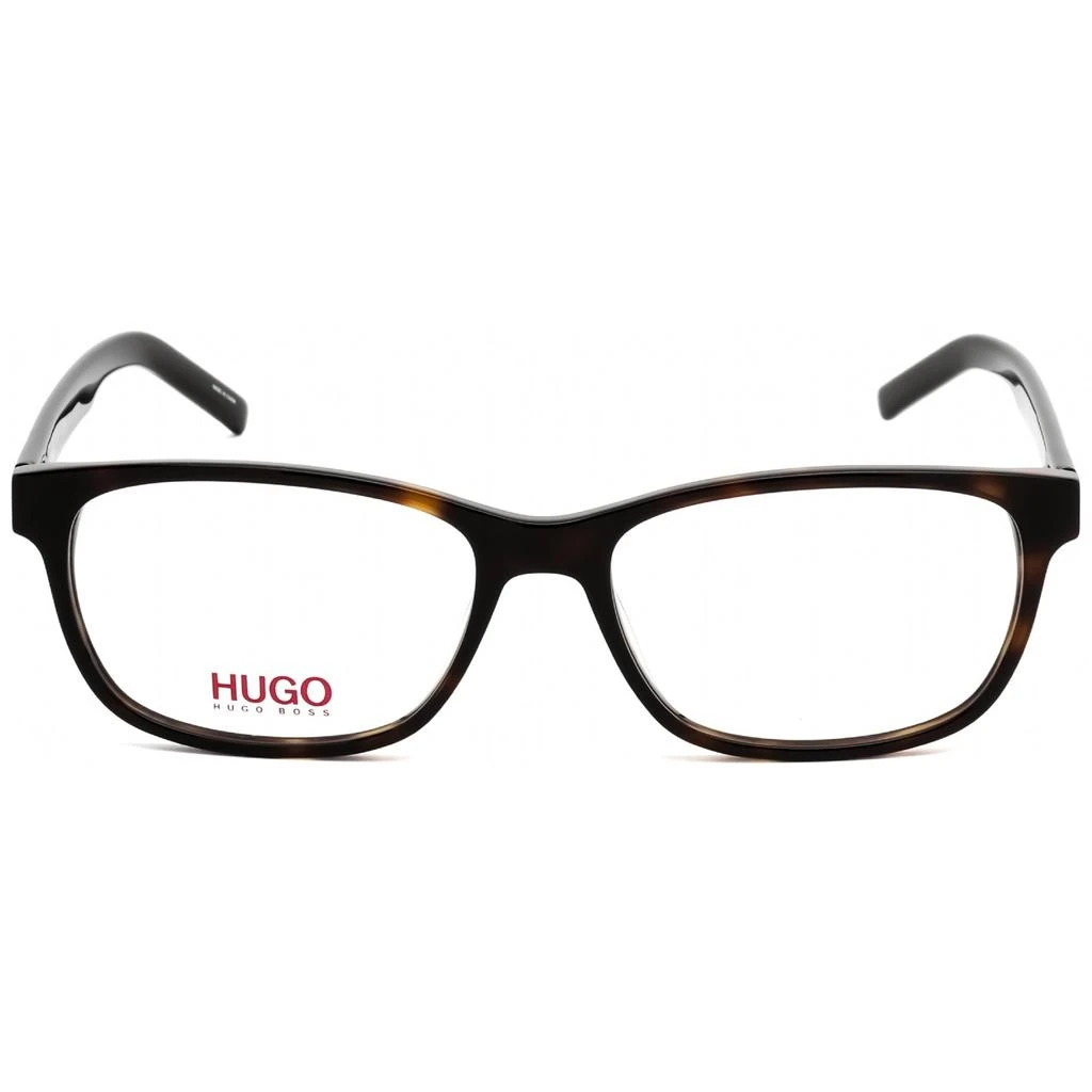 商品Hugo Boss|Hugo Men's Eyeglasses - Clear Lens Dark Havana Rectangular Frame | HG 1115 0086 00,价格¥320,第2张图片详细描述