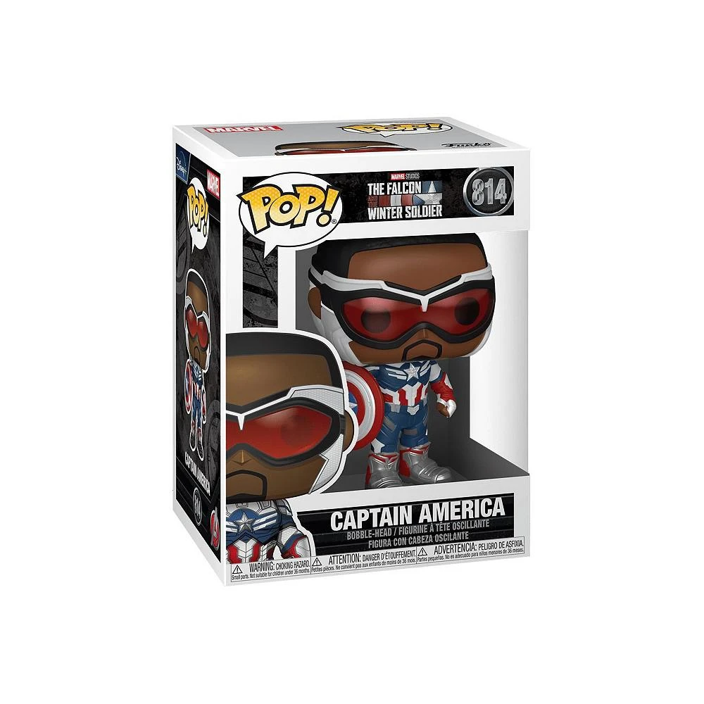 商品Funko|POP! Marvel: The Falcon and the Winter Soldier - Captain America #814,价格¥104,第2张图片详细描述