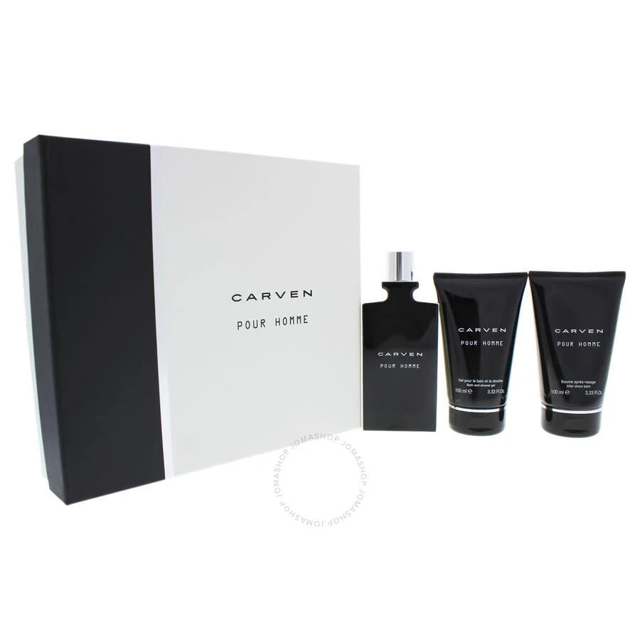 商品Carven|Pour Homme by Carven for Men - 3 Pc Gift Set 3.33oz EDT Spray,价格¥261,第1张图片
