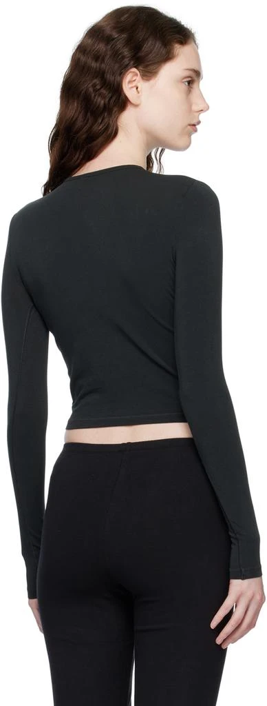 商品SKIMS|Black New Vintage Long Sleeve T-Shirt,价格¥549,第3张图片详细描述