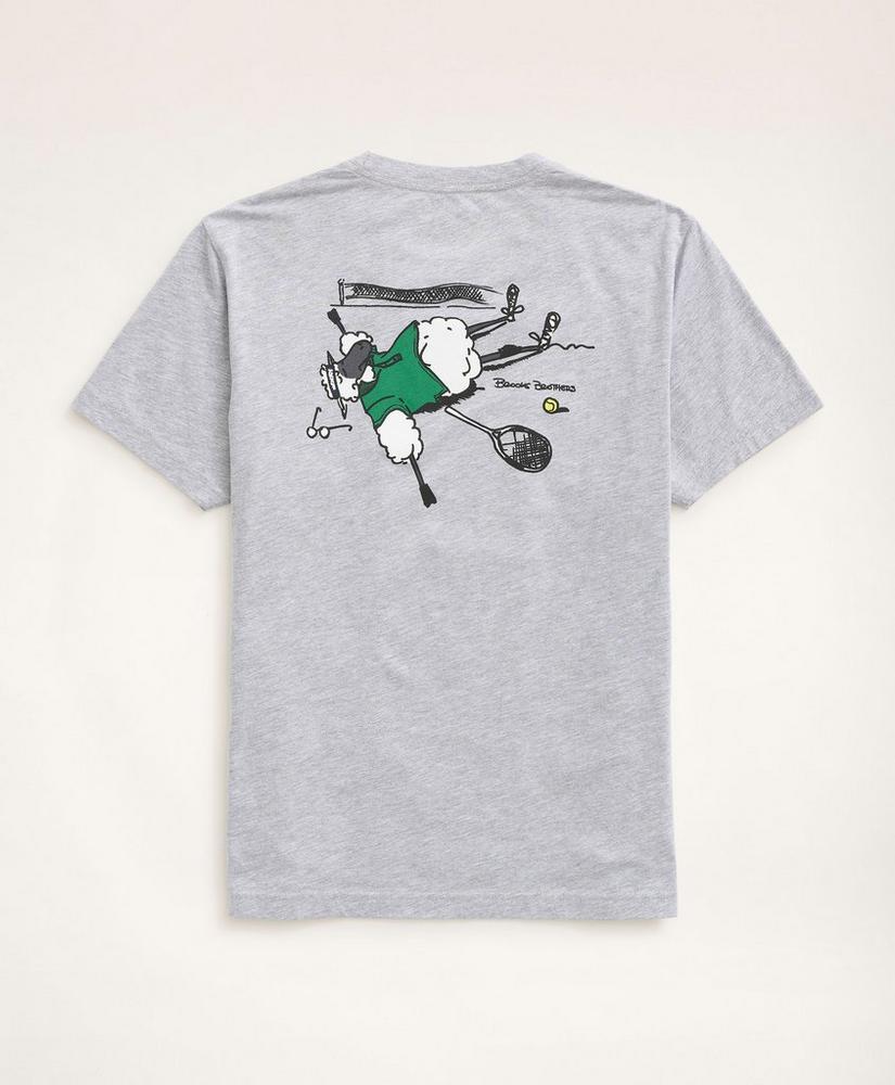 Cotton La Jolla Print T-Shirt商品第2张图片规格展示